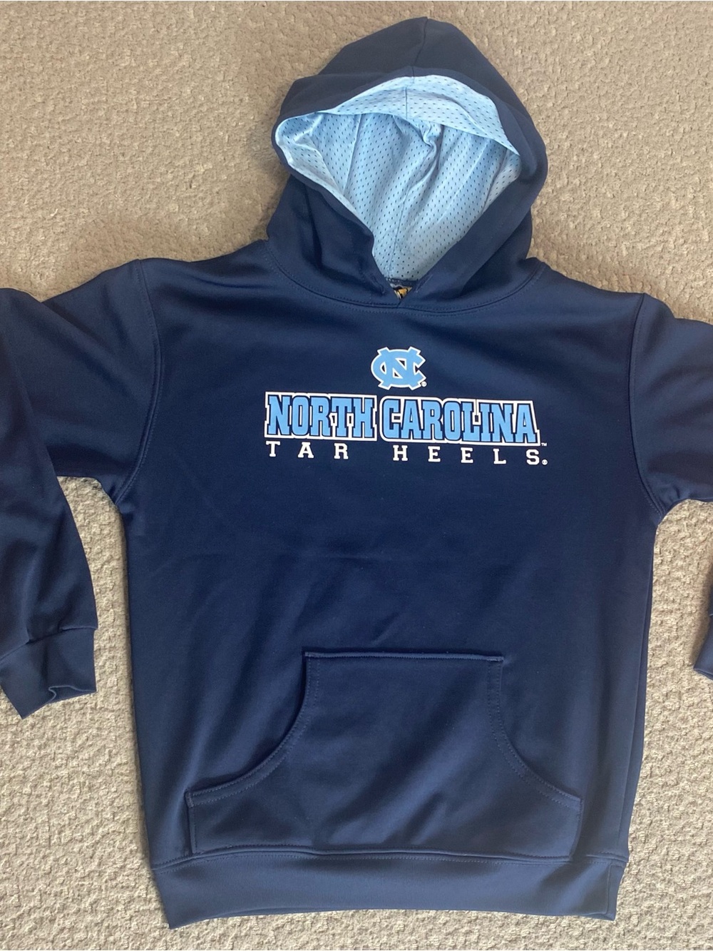 North Carolina Tar Heels Navy Crewneck Hoodie